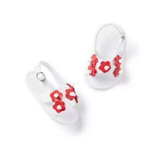 NWOT Janie and Jack Baby Flower Cross Strap Sandal